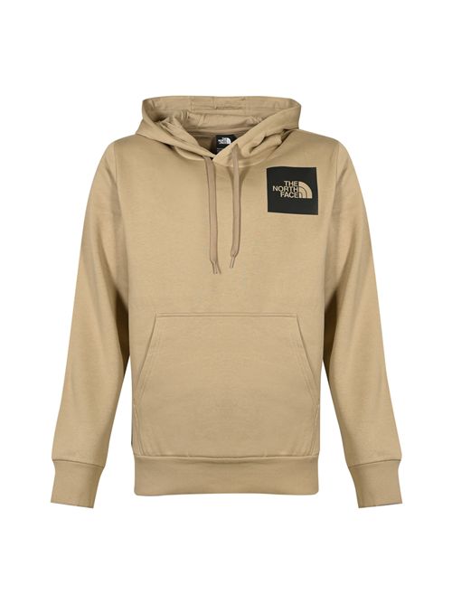 Felpa Fine con cappuccio in cotone Sabbia The North Face | NF0A89EUBOX1